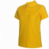 2019 polo de la manera camisa del verano de las nuevas mujeres de manga corta casuales Delgado Polos Mujer Camisas Tops femenino de la talla de algodón Polo
